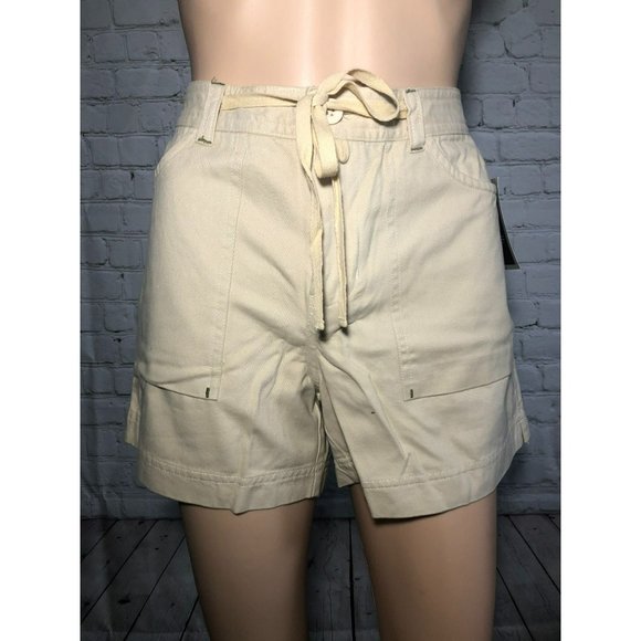 RIVETED BY LEE Pocketed khaki shorts NWT $30‎ - Picture 1 of 3